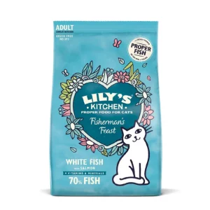 Lily's Kitchen White Fish & Salmon Dry Cat Food 2kg – Fisherman’s Feast Complete Recipe